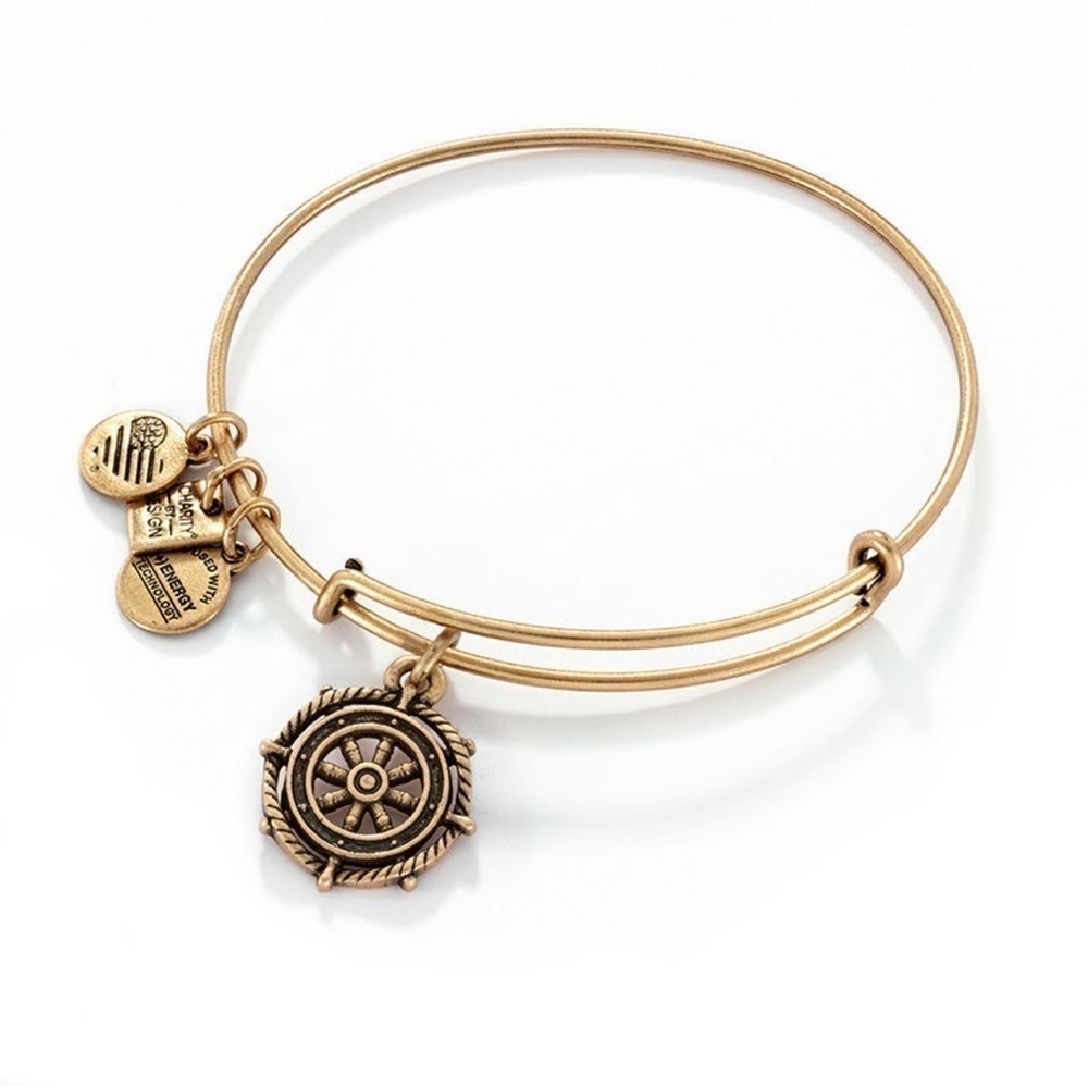 Alex and Ani Take the Wheel Bangle Bracelet 2015 infused with energy technology 